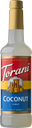 Torani Coconut Flavoring Syrup  Drink Mix  Handcrafted Soda Flavoring  25.4 Oz