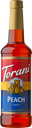 Torani Original Peach Syrup  Authentic Coffeehouse  Tea and Soda Syrup  25.4 Oz