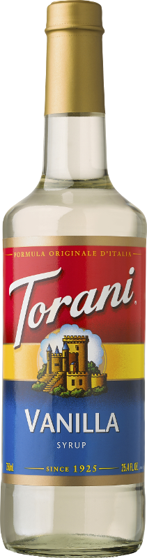 Torani Vanilla Flavoring Syrup  Coffee Flavoring  Drink Mix  25.4 Oz