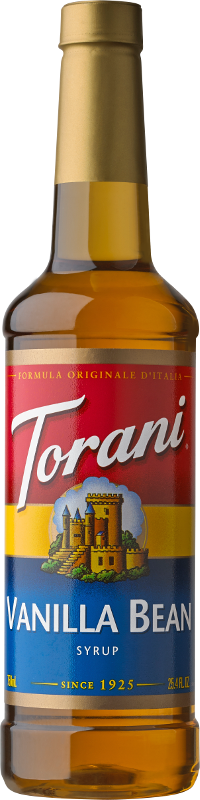 Torani Vanilla Bean Flavoring Syrup  Coffee Flavoring  Drink Mix  25.4 Oz