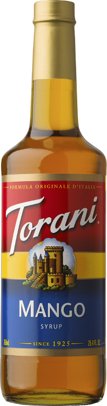 Torani Original Mango Syrup  Authentic Coffeehouse  Mango Tea and Soda Syrup  25.4 Oz