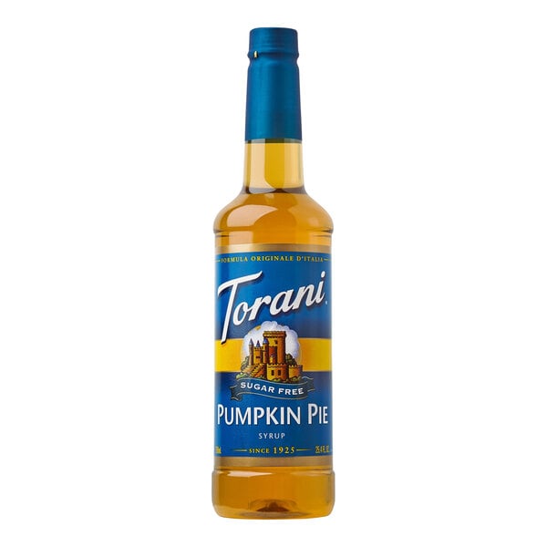 Torani Sugar Free Pumpkin Pie Syrup (750ML Bottle)