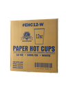 Empress Paper Hot Cup 12oz White Qty: 1000