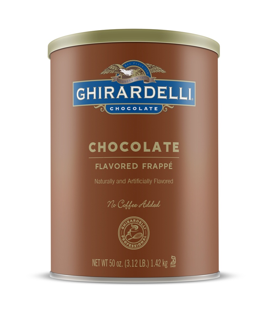 Ghirardelli Chocolate Flavored Premium Frappe Mix 50oz