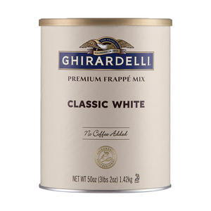 Ghirardelli Classic White Premium Frappe 50oz Can 