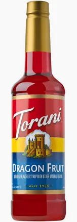 Torani Dragon Fruit Syrup (750ML Bottle)