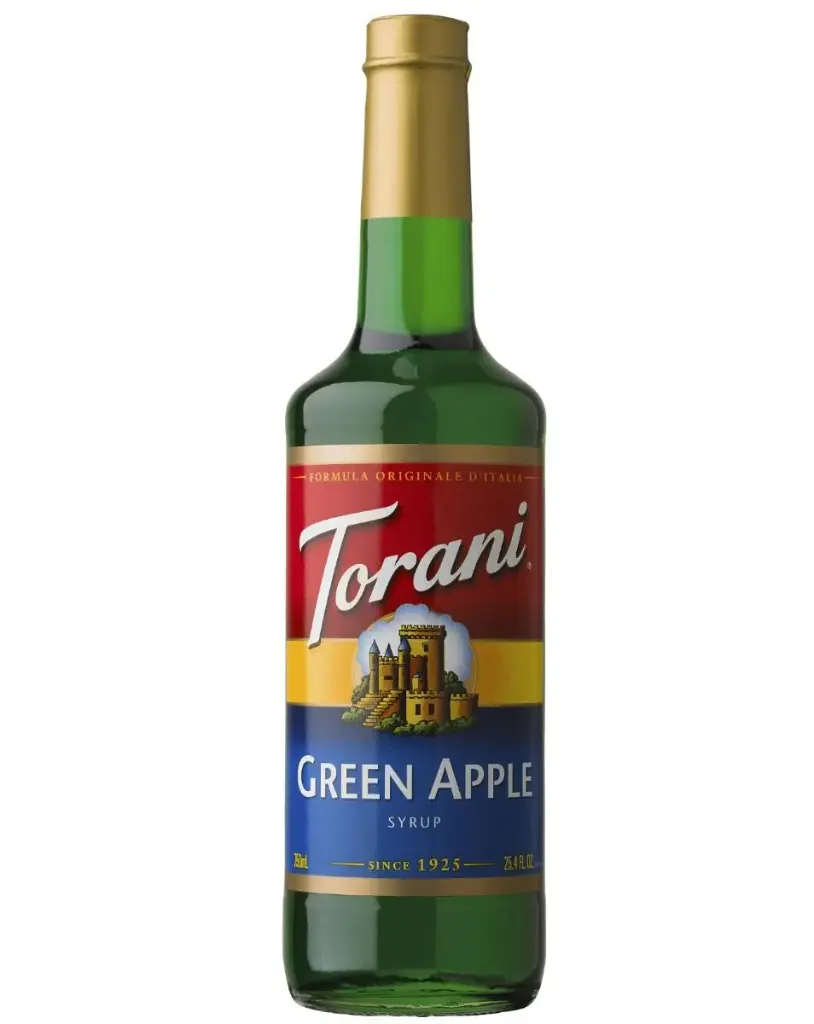 Torani Green Apple Syrup (750ML Bottle)