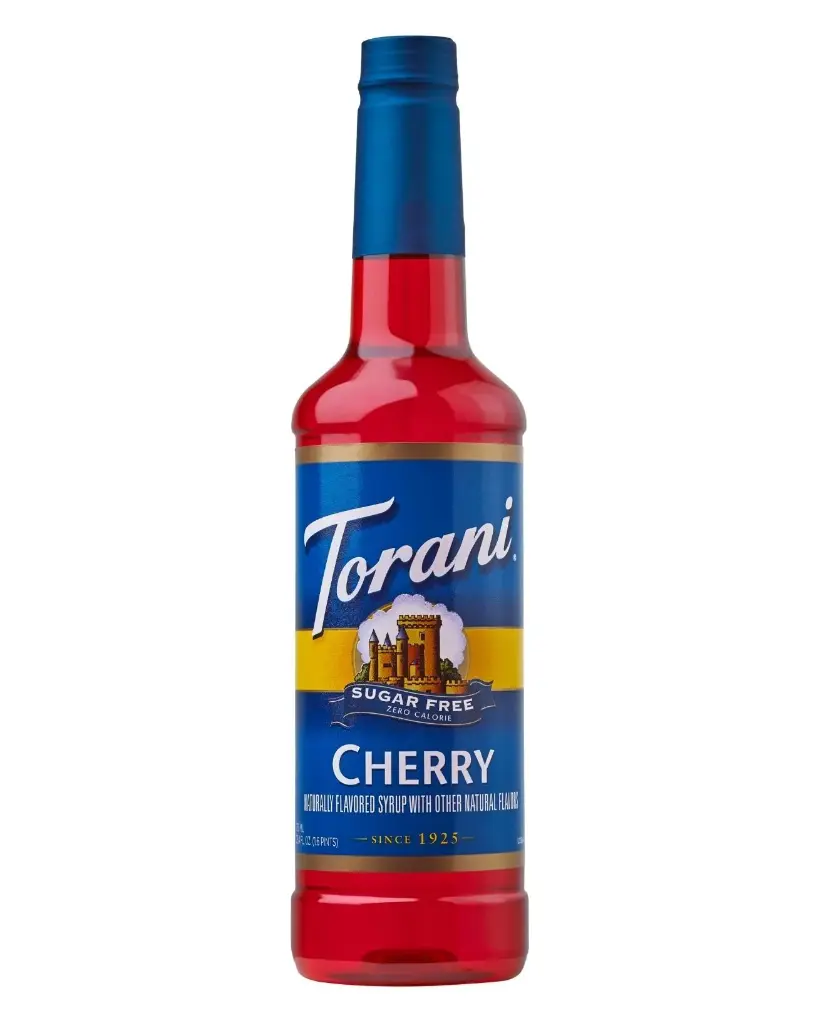 Torani Sugar Free Cherry Syrup (750ML Bottle)