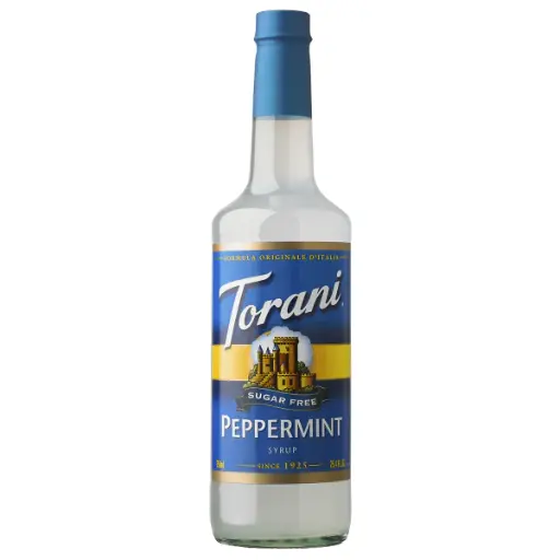 Torani Sugar Free peppermint Syrup (750ML Bottle)