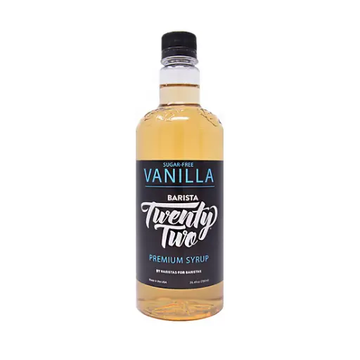 Barista 22 Sugar Free Vanilla Syrup 750mL