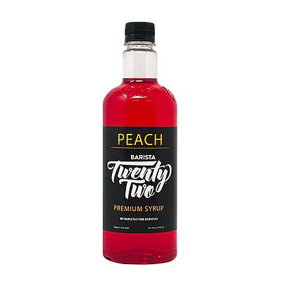 Barista 22 Peach Syrup 750ml