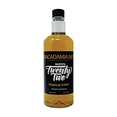 Barista 22 Macadamia Nut Syrup 750ml