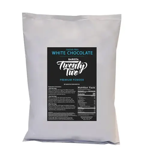 Barista 22 Sugar Free White Chocolate Powder 2.5lb Bag