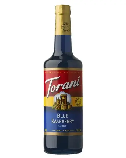 Torani Blue Raspberry Syrup 750ML Bottle