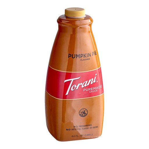  TORANI PUREMADE PUMPKIN SAUCE 64oz