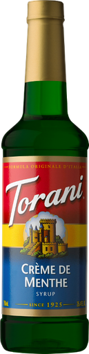 Torani Crème De Menthe Syrup (750ML Bottle)