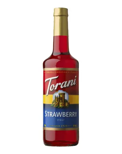 Torani Strawberry Syrup (750ML Bottle)