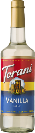 Torani Vanilla Syrup (750ML Bottle)