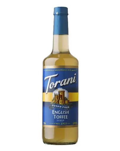 Torani Sugar Free English Toffee Syrup (750ML Bottle)