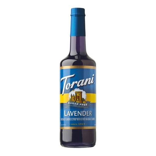 Torani Sugar Free Lavender Syrup (750ML Bottle)